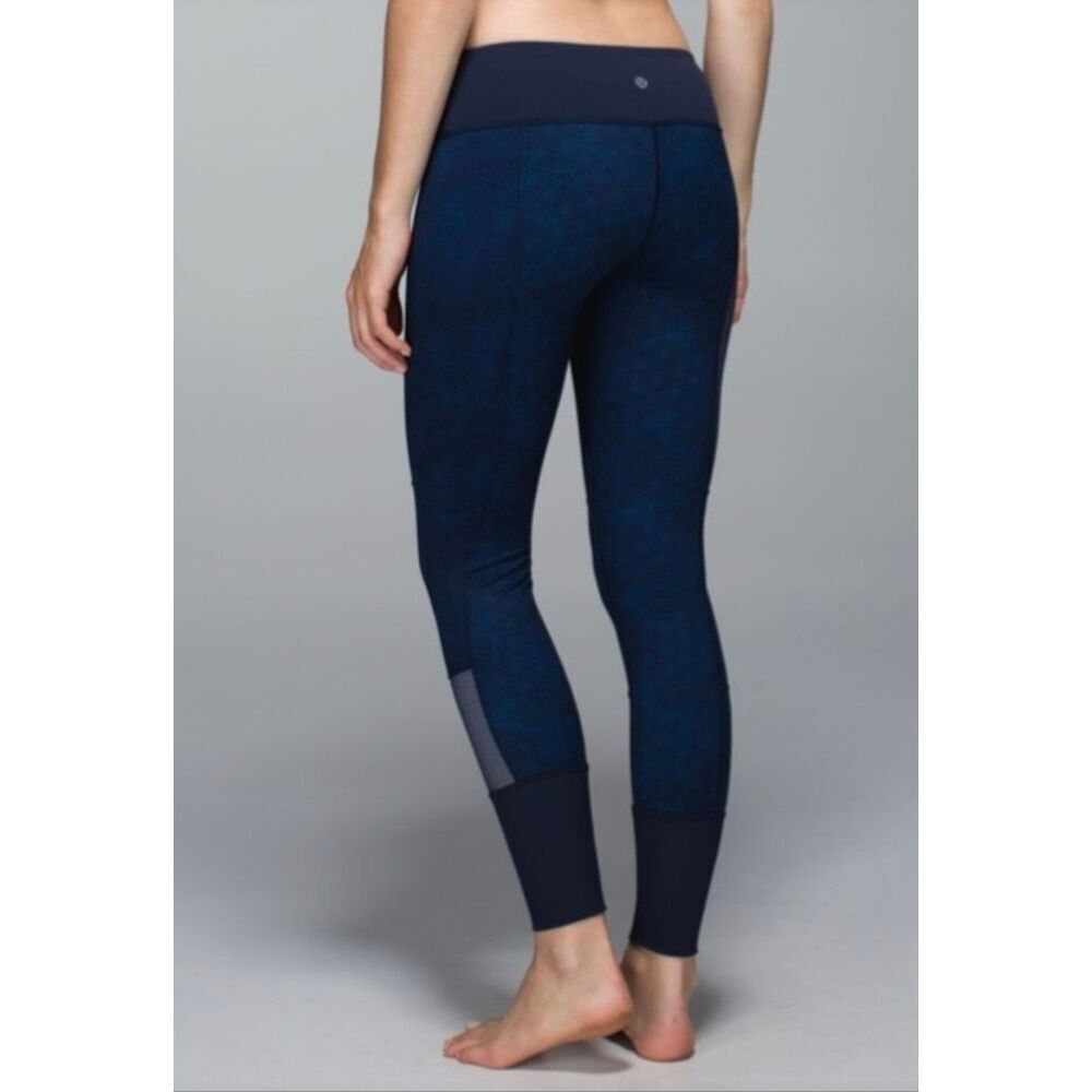 *RARE** Lululemon Wunder Under Leggings SASHIKO